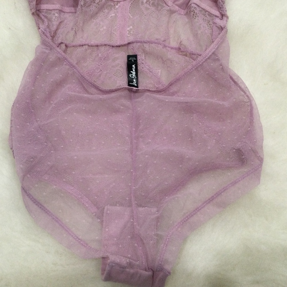 💝LOVE SALE💝SAM EDELMAN LACE CAPSLEEVE BODYSUIT - Picture 12 of 16